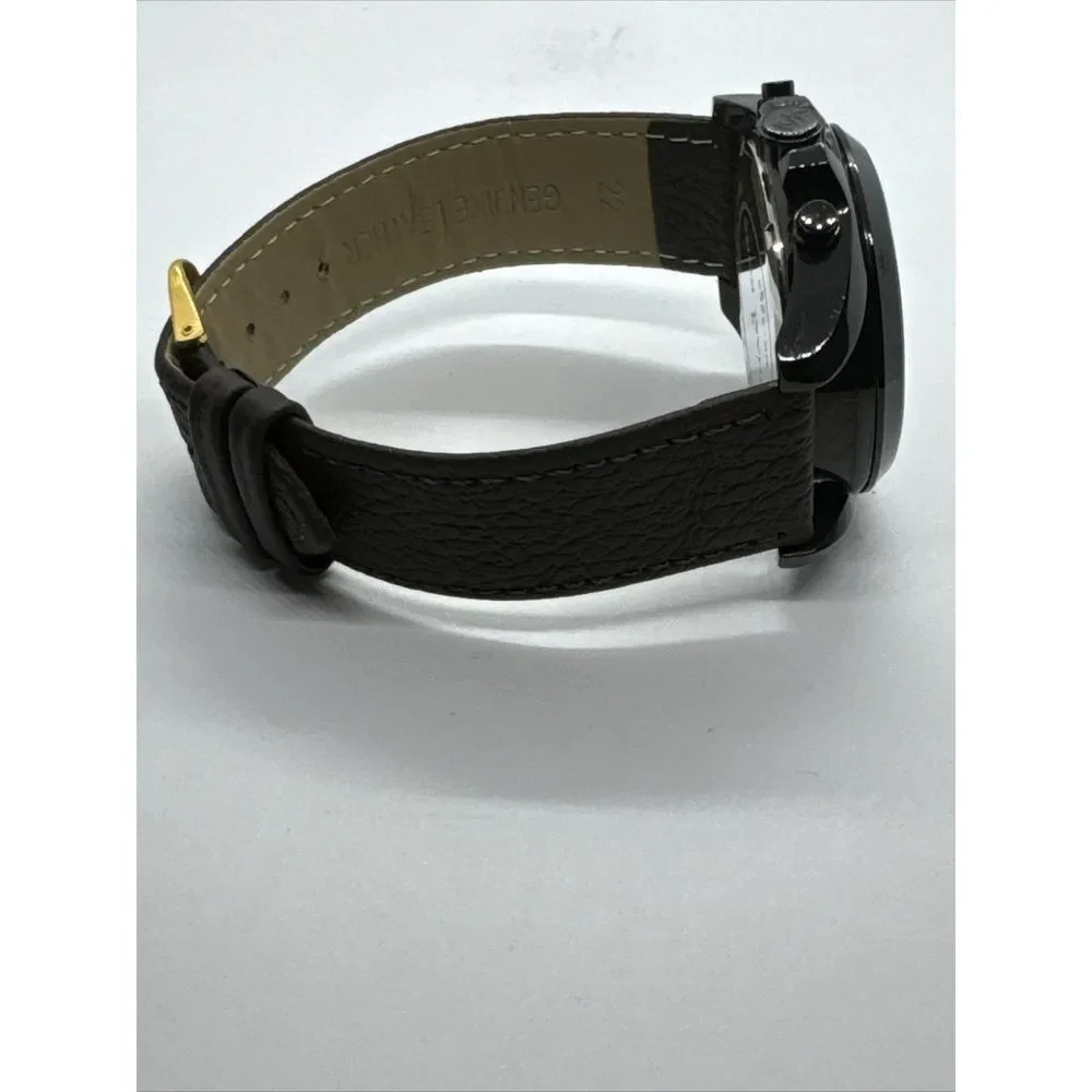 Michael Kors Bradshaw MK5550 Unisex Brown Leather Analog Dial Watch JNA778